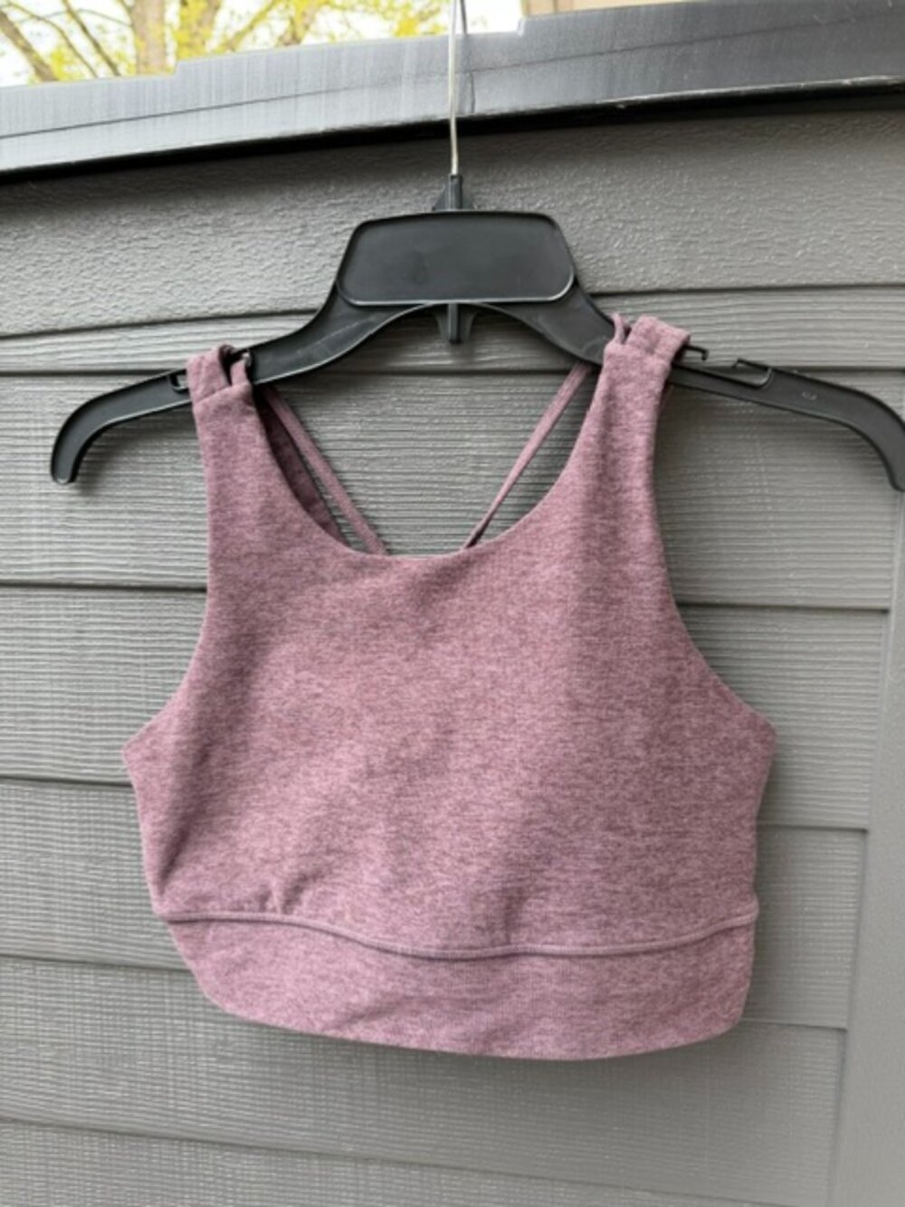 Vuori Long Line Elevation Sports Bra Women's Purple VW1006 Sz M